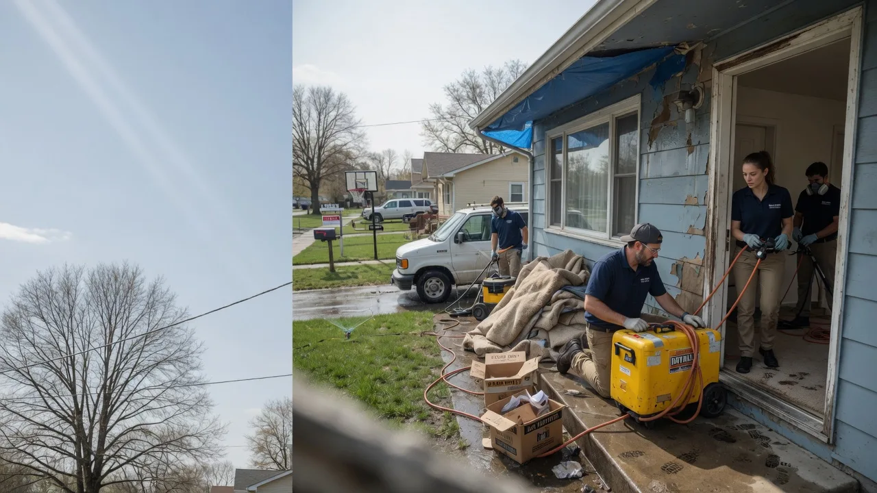 Basement Flood Cleanup in Royalton, IL near me